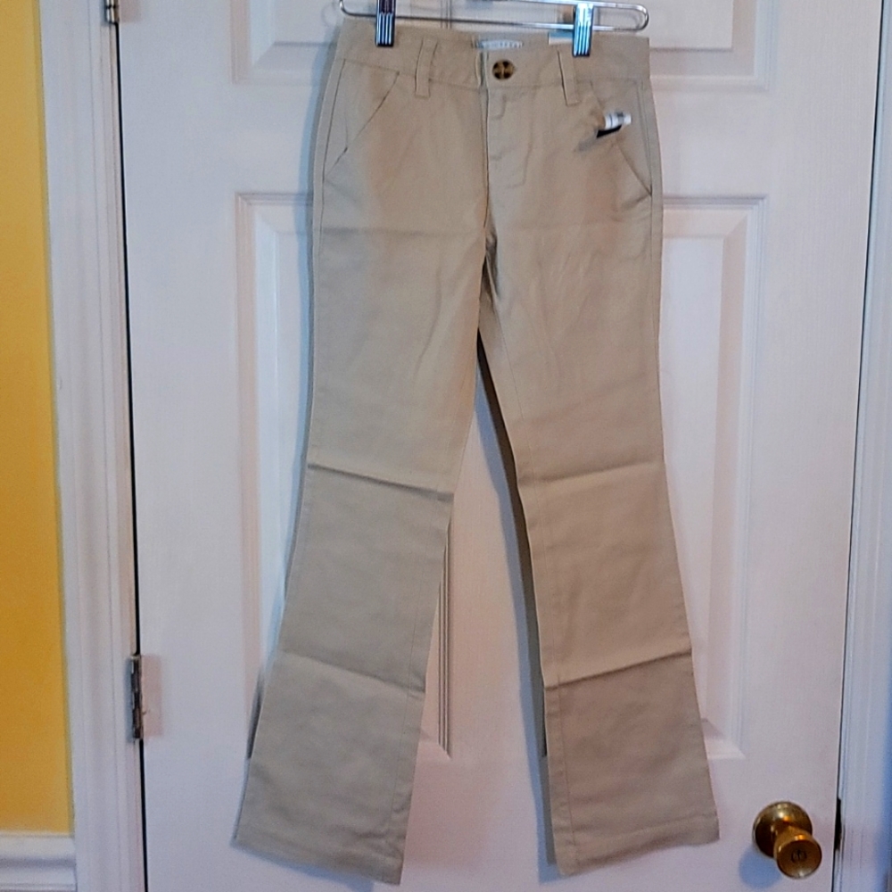 Khaki girls uniform pants size 10